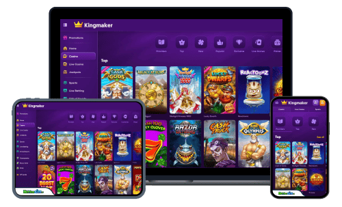 Έκδοση του παιχνιδιού για κινητά στο KingMaker Casino