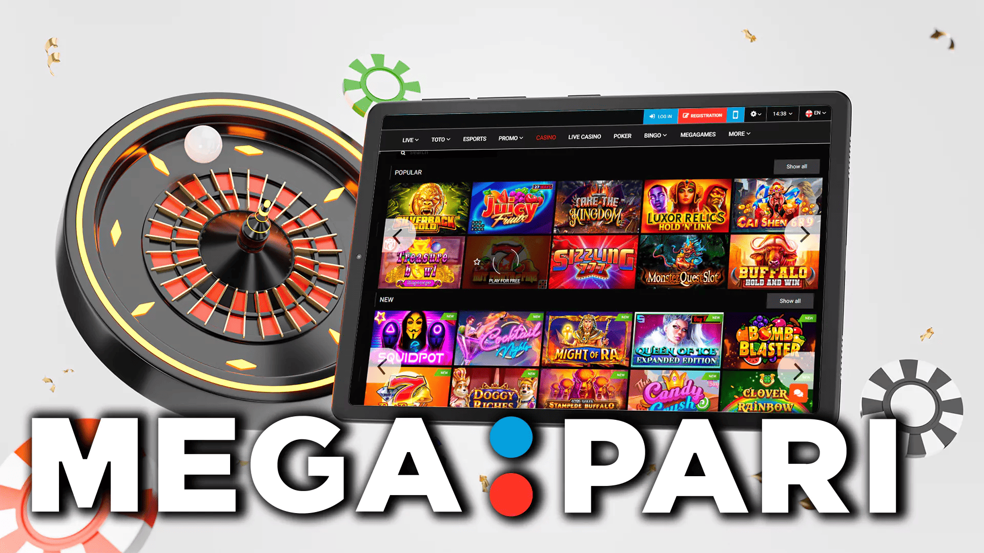 Έκδοση του παιχνιδιού για κινητά στο MegaPari Casino