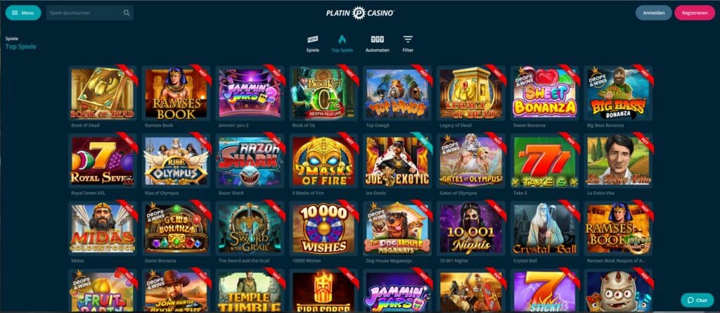 Βήμα προς βήμα οδηγίες εγγραφής στο Platin Casino