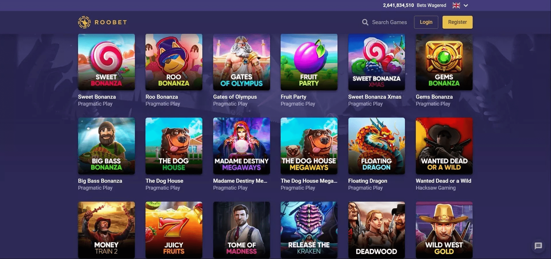 Επισκεφθείτε το RooBet Casino και ελέγξτε την ποιότητα των παιχνιδιών στο κινητό