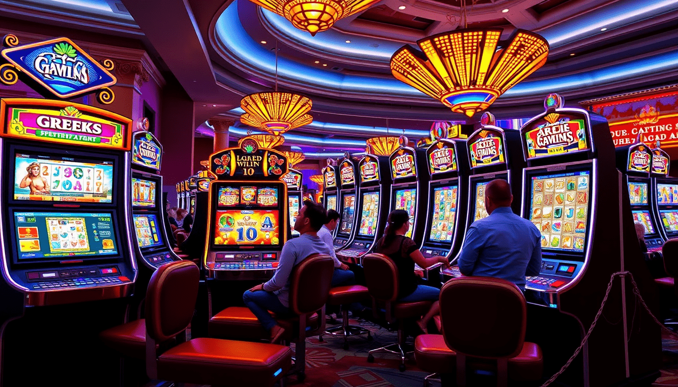 Οι Έλληνες παίζουν κουλοχέρηδες στα καζίνο